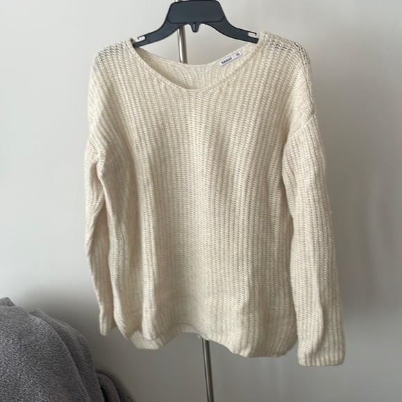 Cream Knit Sweater - Picture 1 of 3